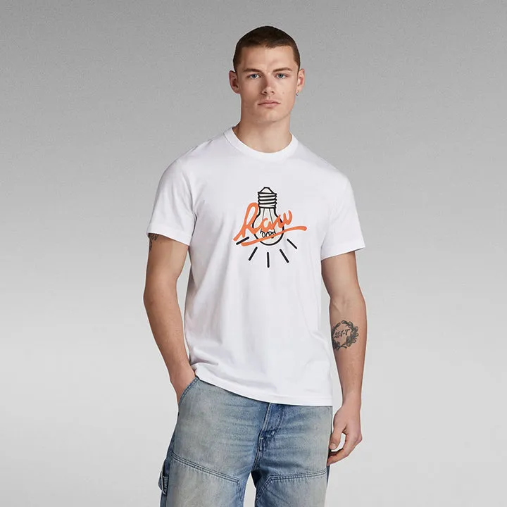 Light Bulb T-Shirt (White) - GD23905336110