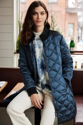 Long Quilted Puffer Jacket