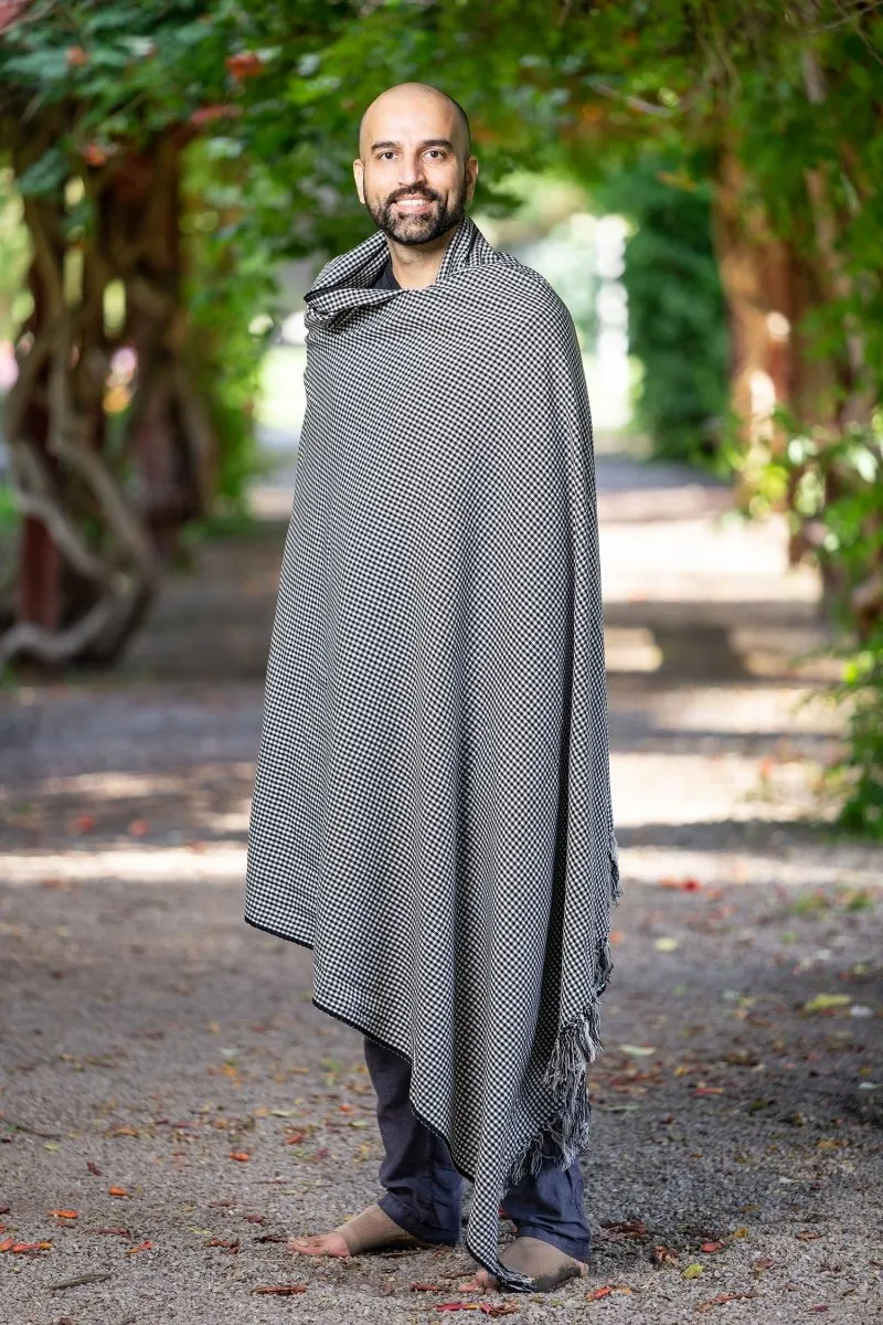 Meditation Shawl | Meditation Blanket or Prayer Shawl for Men & Women (Balance)