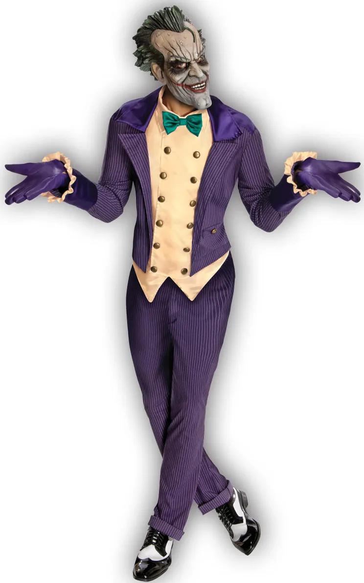 Men's Deluxe The Joker Batman Halloween Costume   Mask