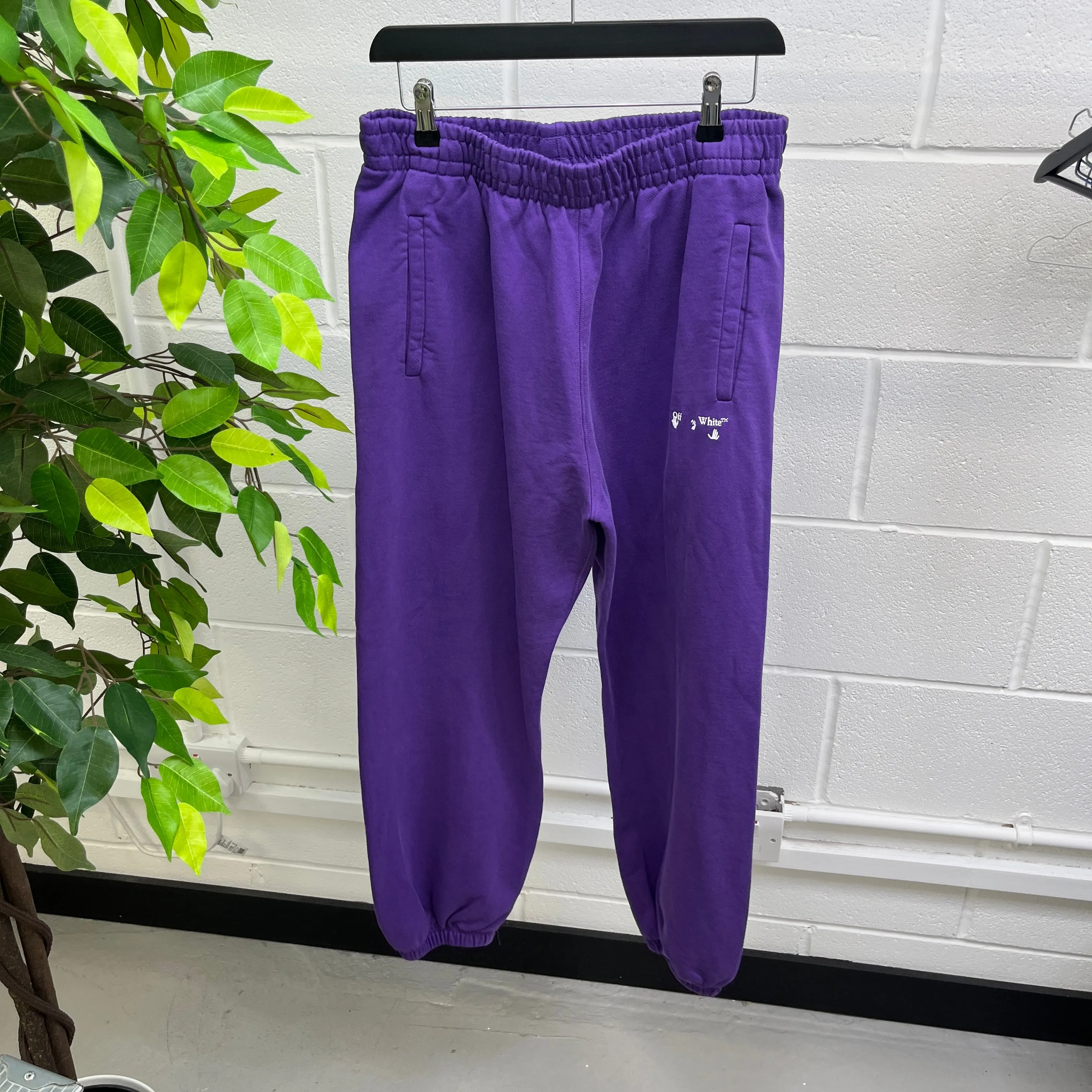 Men's Logo Joggers Purple Size L