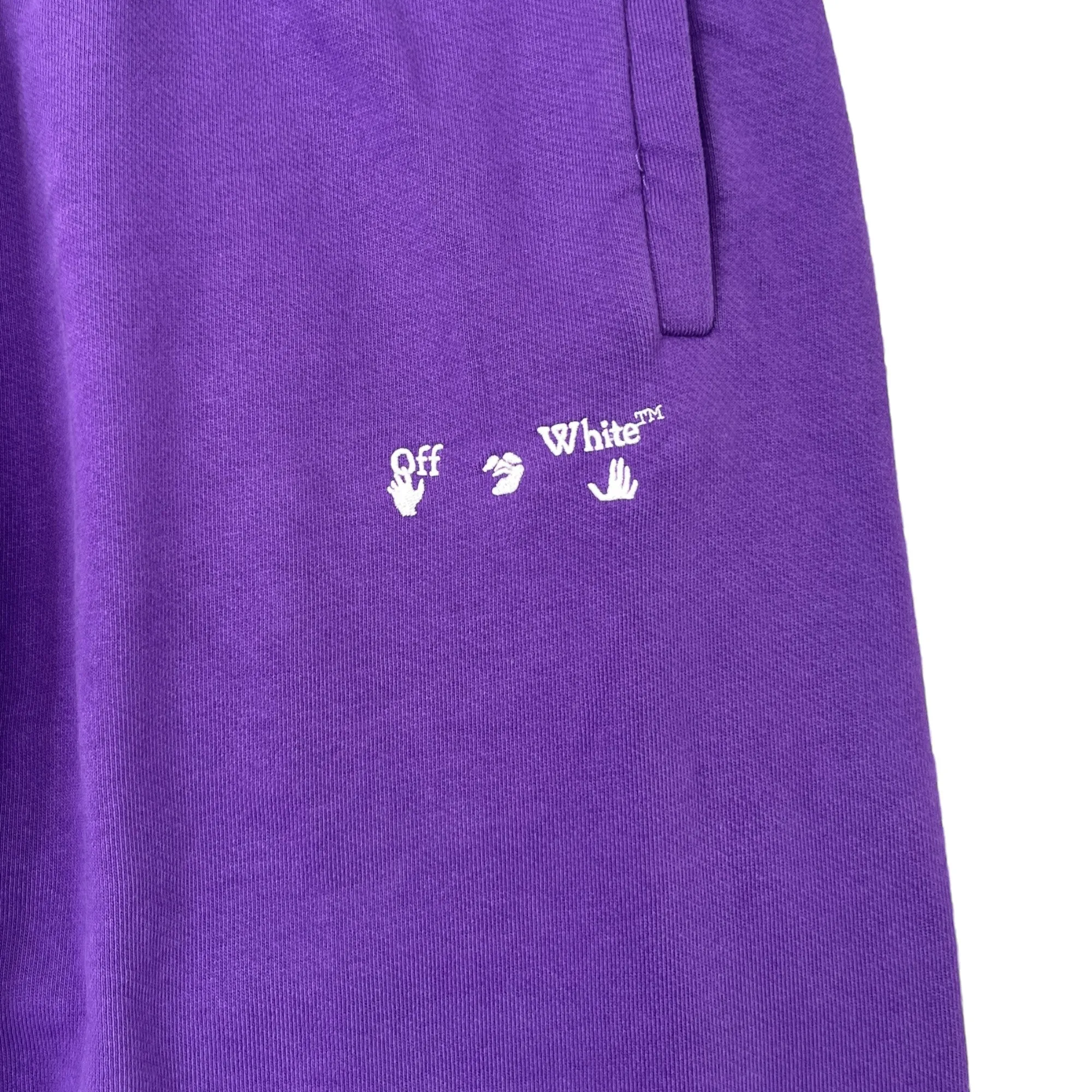 Men's Logo Joggers Purple Size L