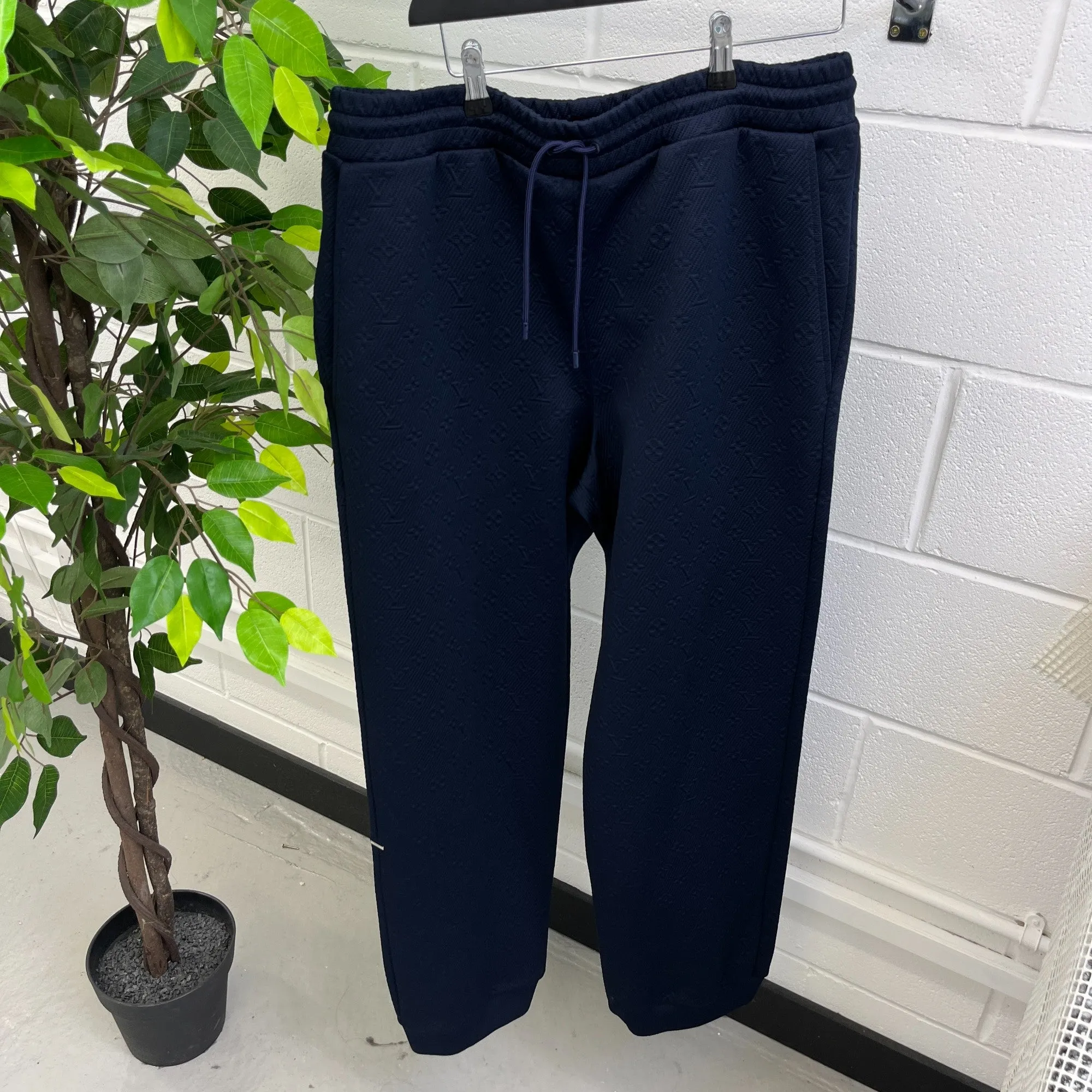 Men's Monogram Joggers Navy Size 4XL