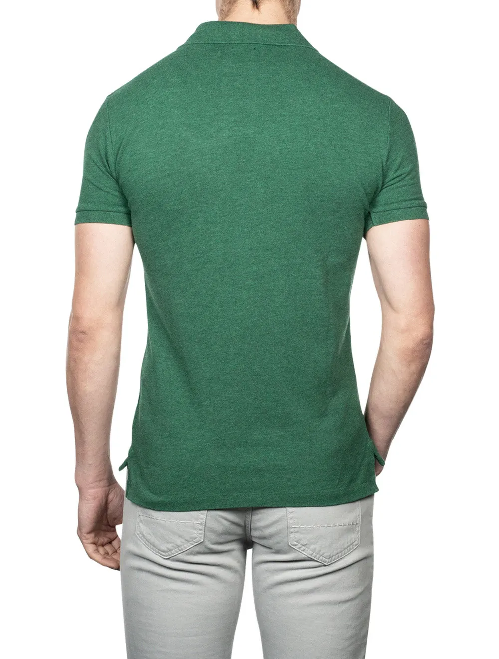 Mesh Polo Shirt Green