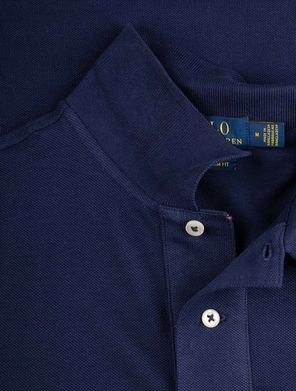 Mesh Polo Shirt Light Navy