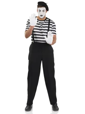 Mime Artist Costume Men's