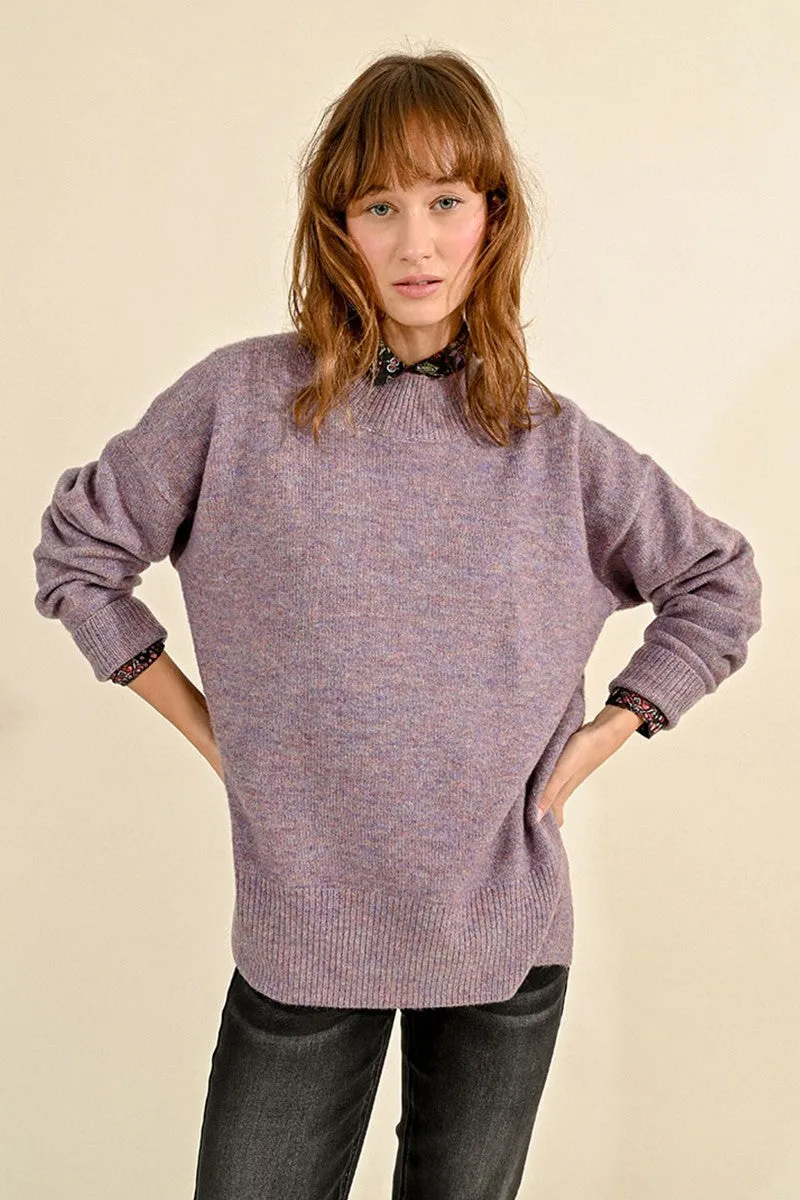 Molly Bracken Mauve Oversized Sweater