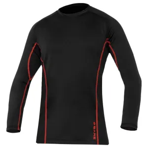 Open Box Bare Mens Ultrawarmth Base Layer Top-Black-Large