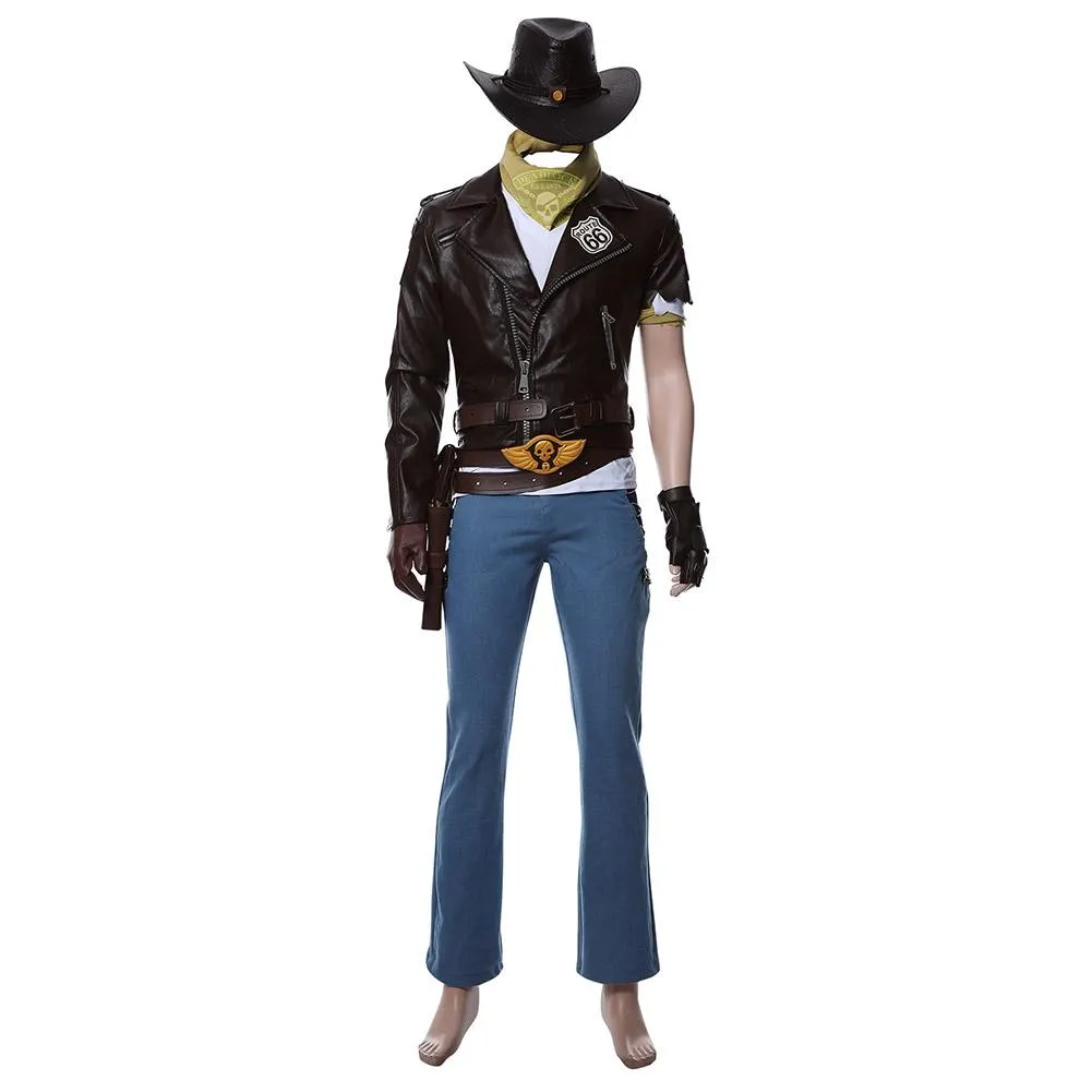 Overwatch Jesse Mccree Mens Costume Halloween 2021 Cosplay Costume