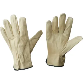 Pigskin Leather Driver's Gloves - Medium