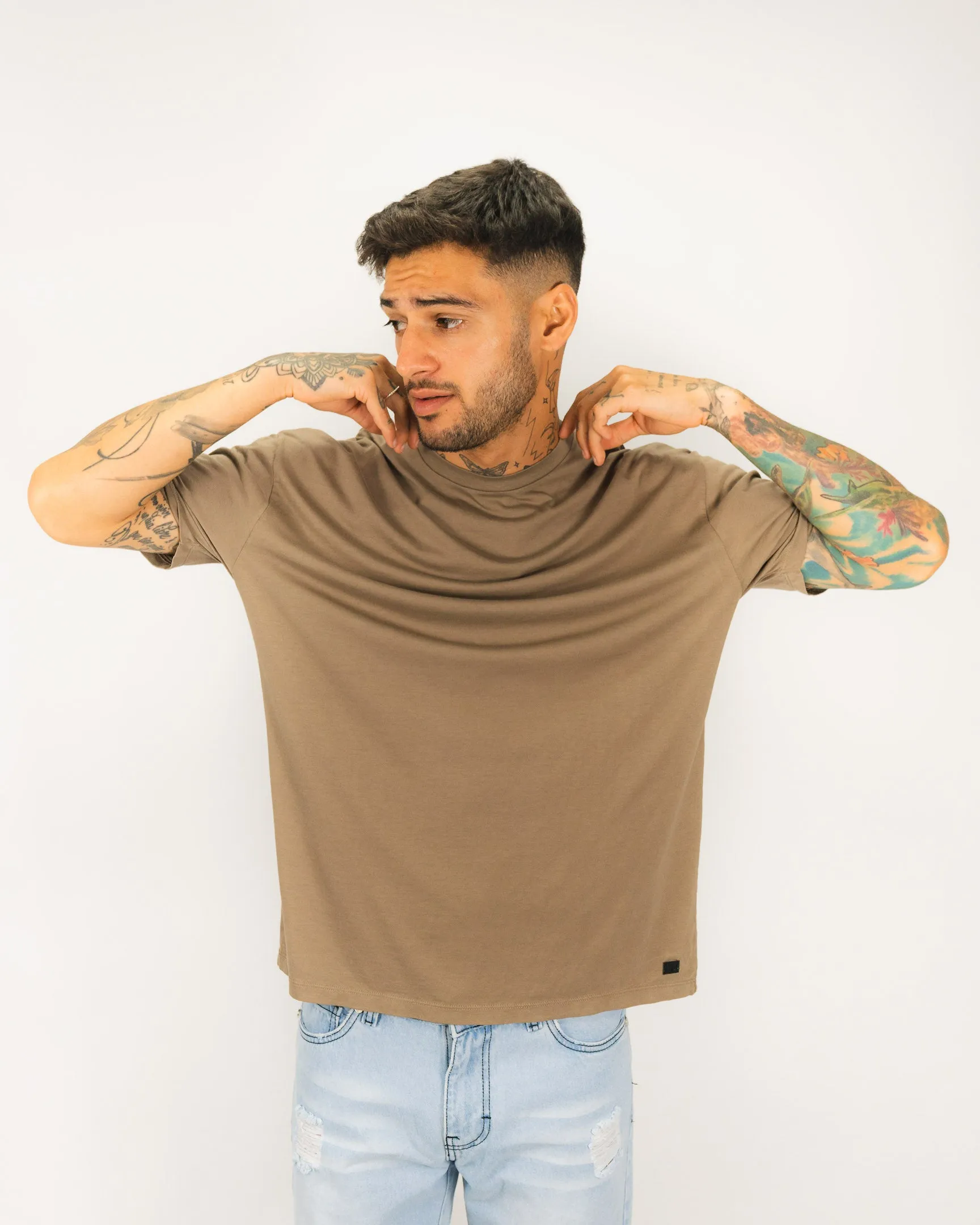 Premium Pima Tee - Cocoa