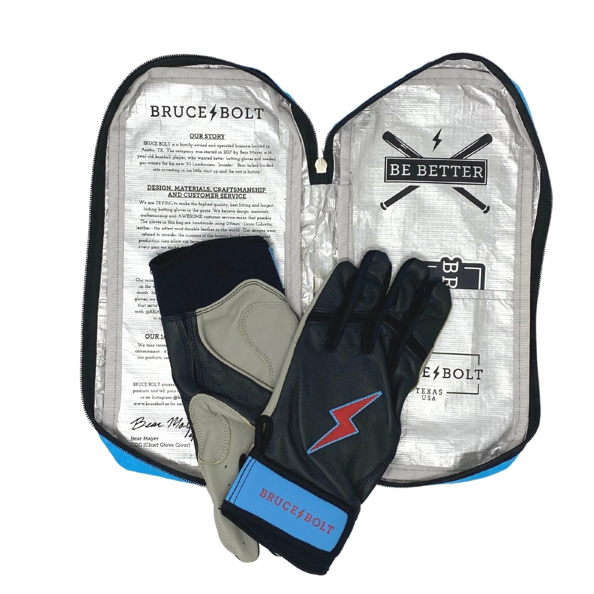 PREMIUM PRO Creator Series Short Cuff Batting Gloves | MIAMI BLACK