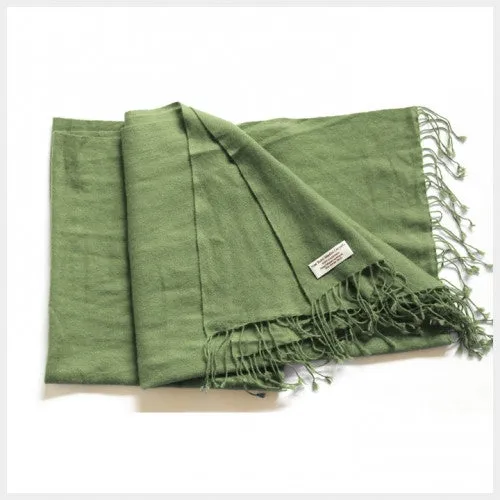 Pure Pashmina Shawl Green