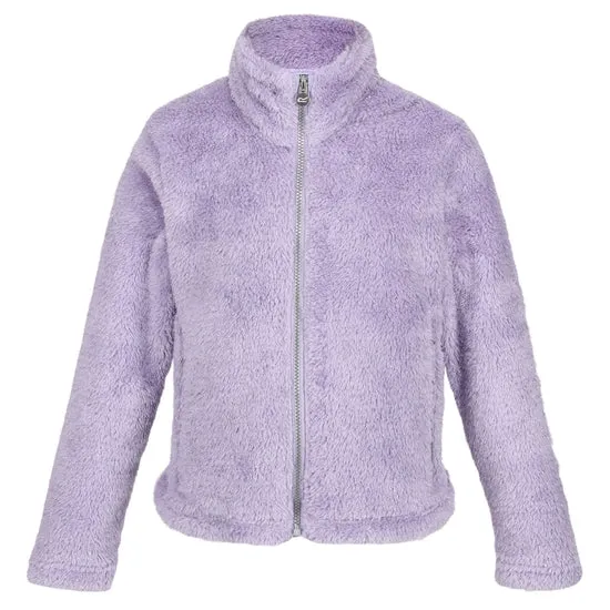 Regatta Kids Kallye Full Zip Fluffy Fleece Jacket