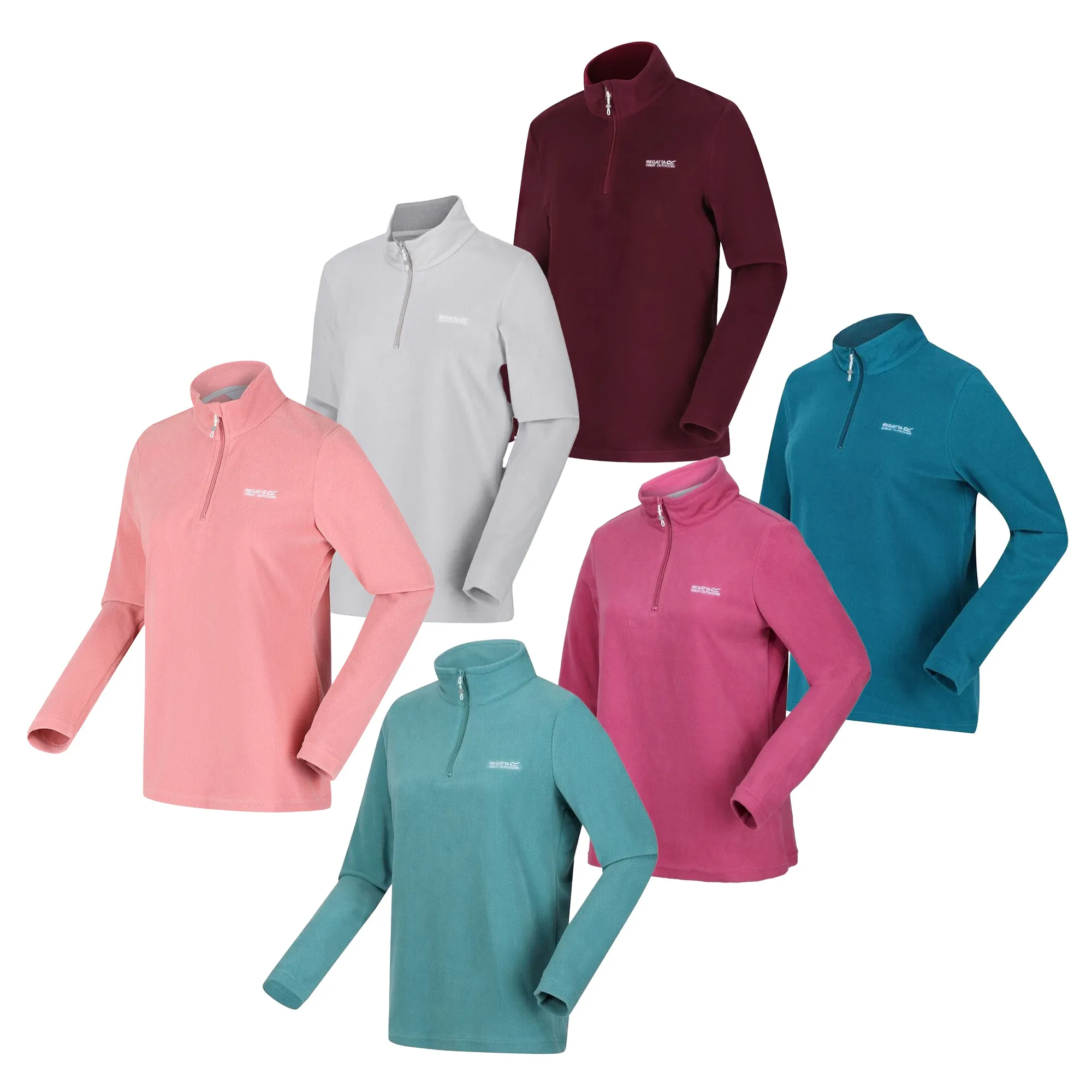 Regatta Sweethart Womens Half Zip Fleece Jacket