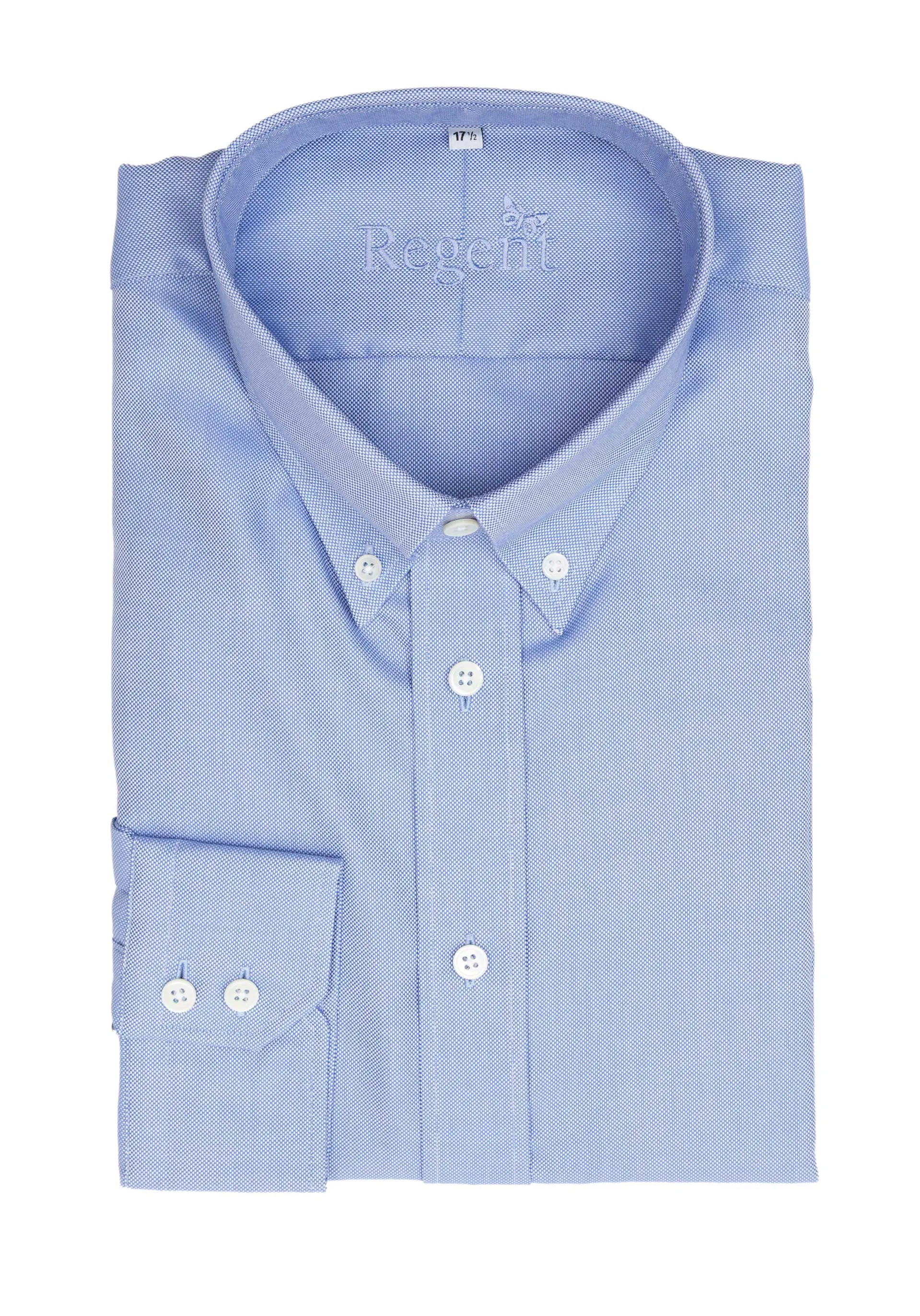 Regent Heritage - Light Blue Oxford Shirt - Button Down Collar