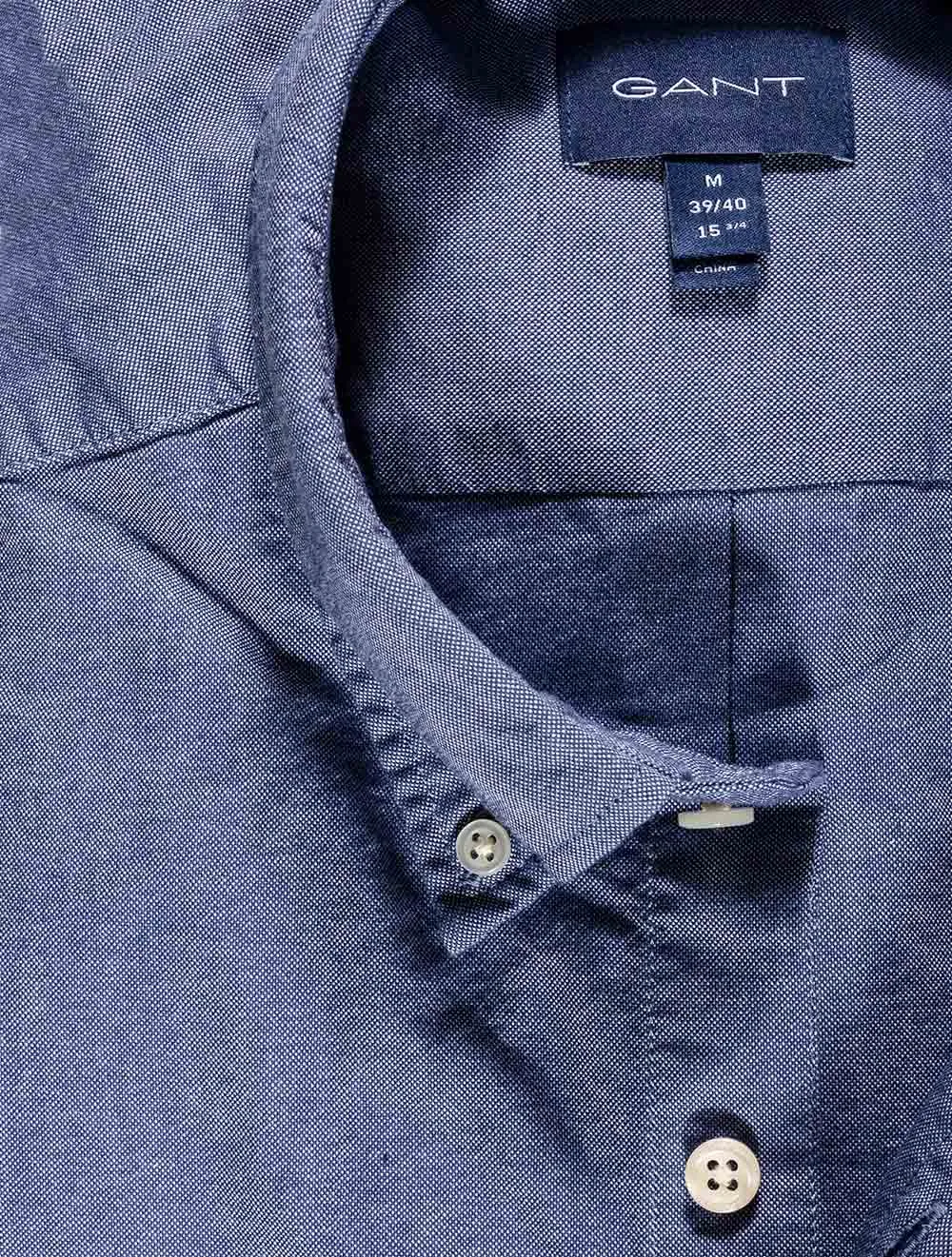 Regular Fit Blue Oxford Shirt Persian Blue