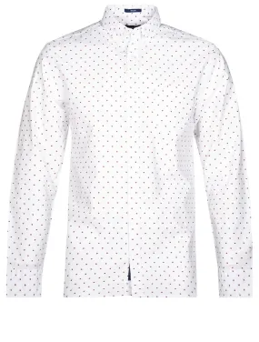 Regular Fit Coupe Dot Buttondown White