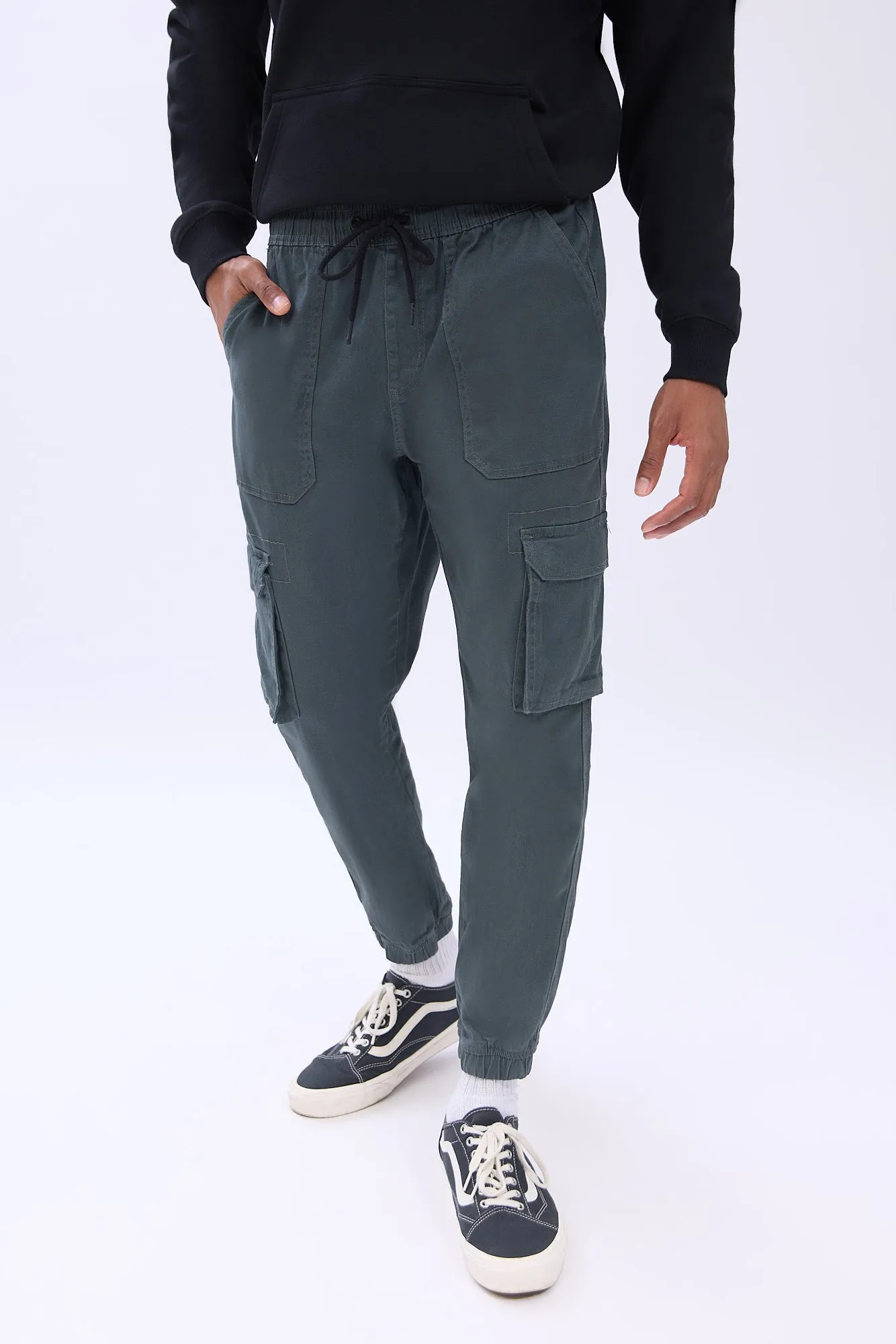 Relaxed Workwear Twill Jogger