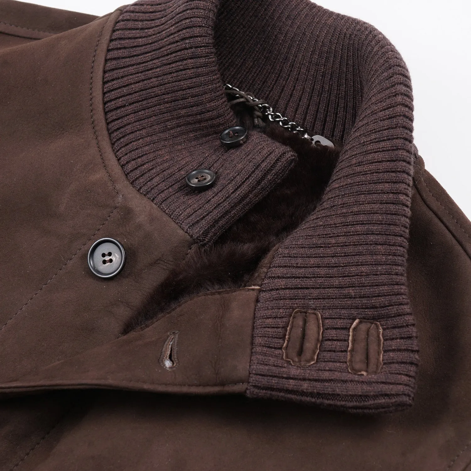 Rifugio Shearling Leather Bomber Jacket