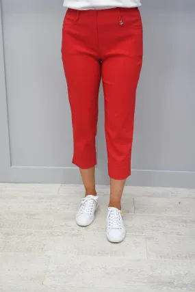 Robell Golf Trousers Red Lexi 07- 52677 5499 40