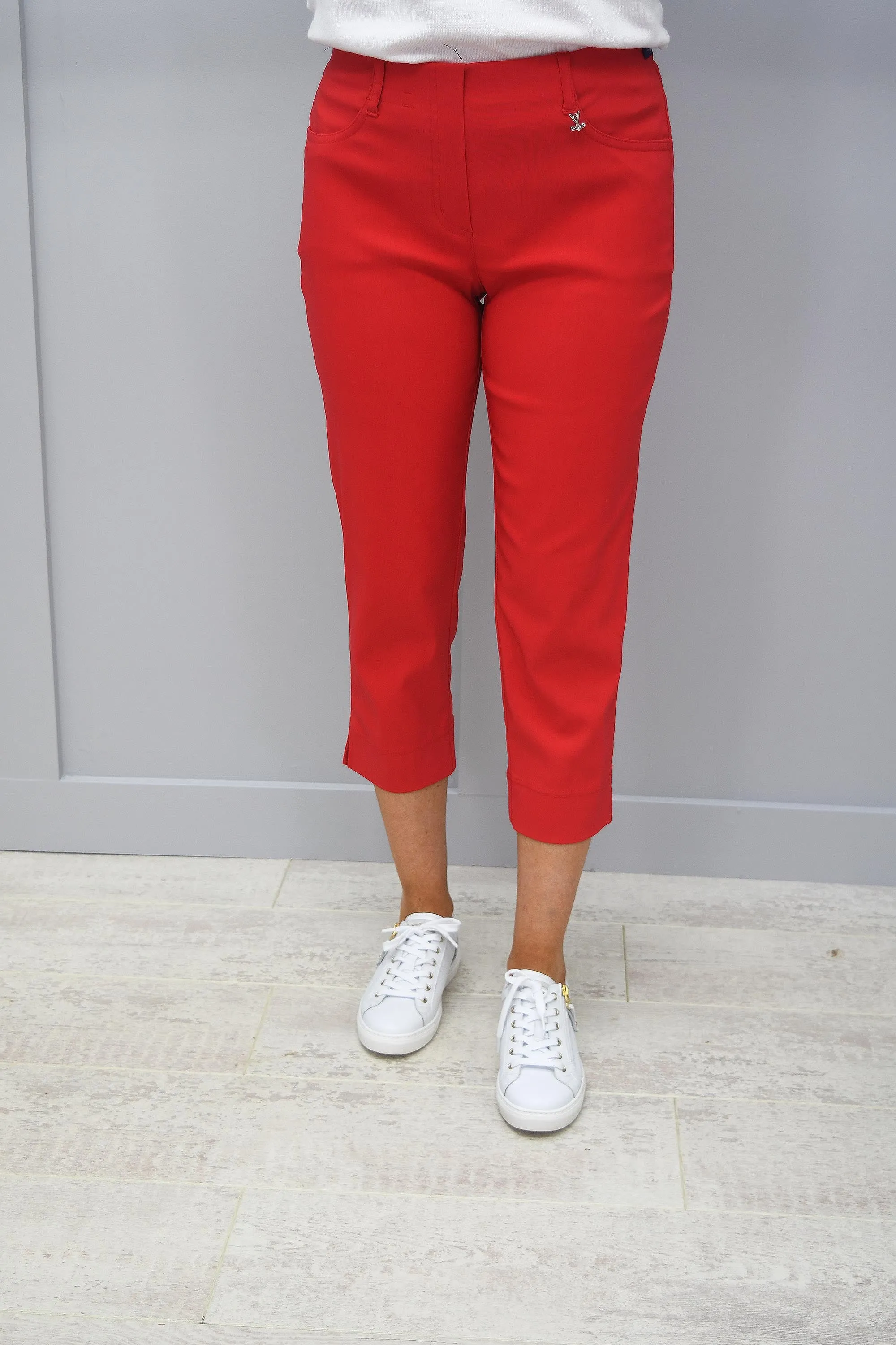 Robell Golf Trousers Red Lexi 07- 52677 5499 40