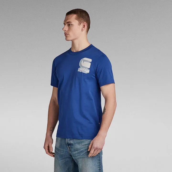 Shadow Gr Slim R Tee (Blue) - GD239013361822