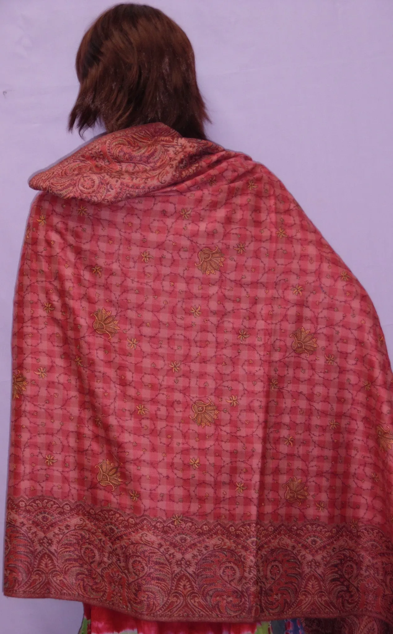 Shawl Wrap 5162 Pashmina Angora Kashmiri Wool Blend Shieno