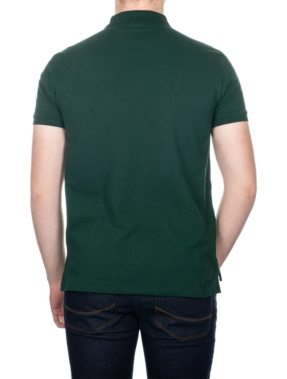 Short Sleeve Polo College Green