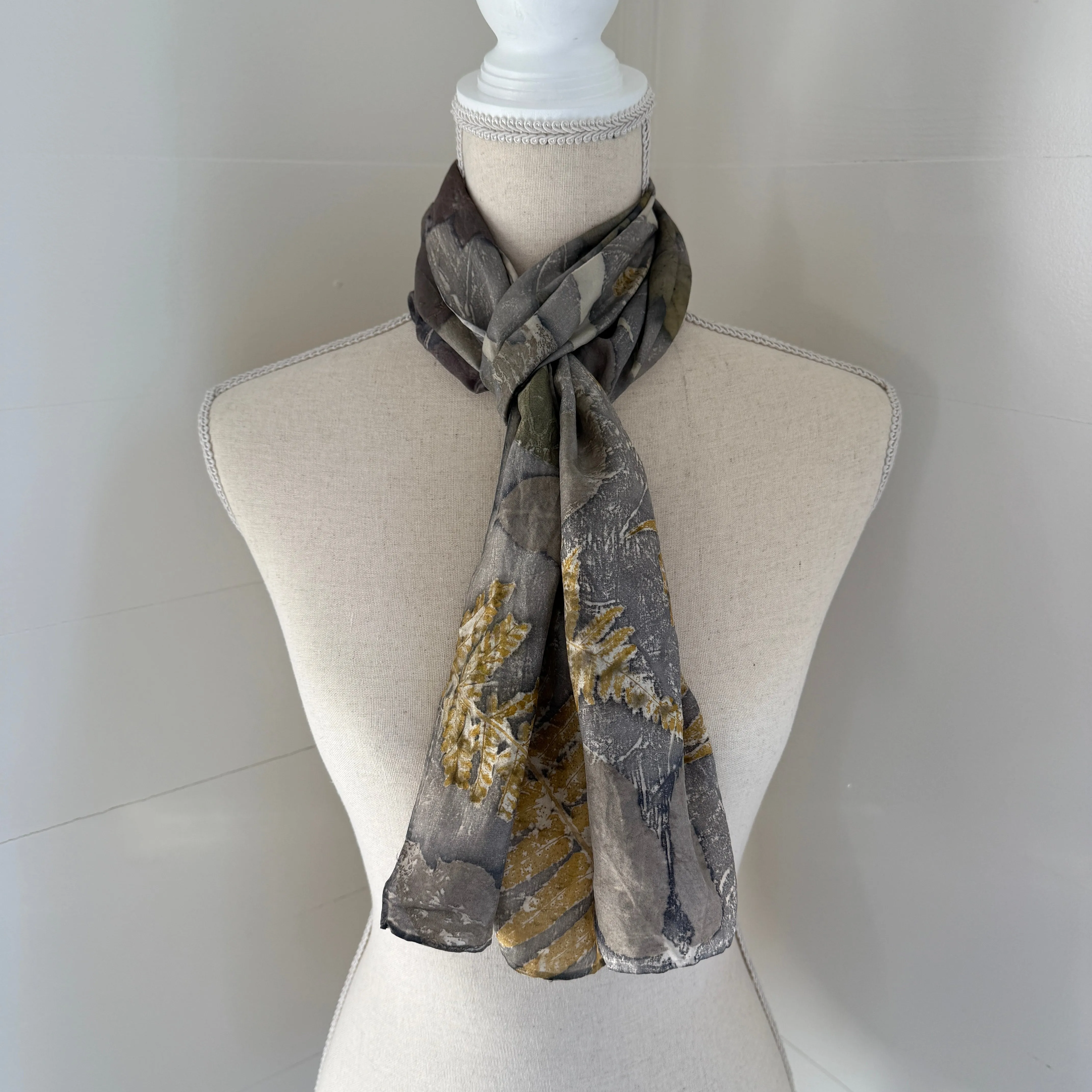 Silk Scarf | "Amy" Light Logwood