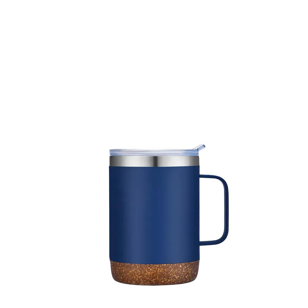 Slate 12 oz Vacuum Mug with Cork Bottom