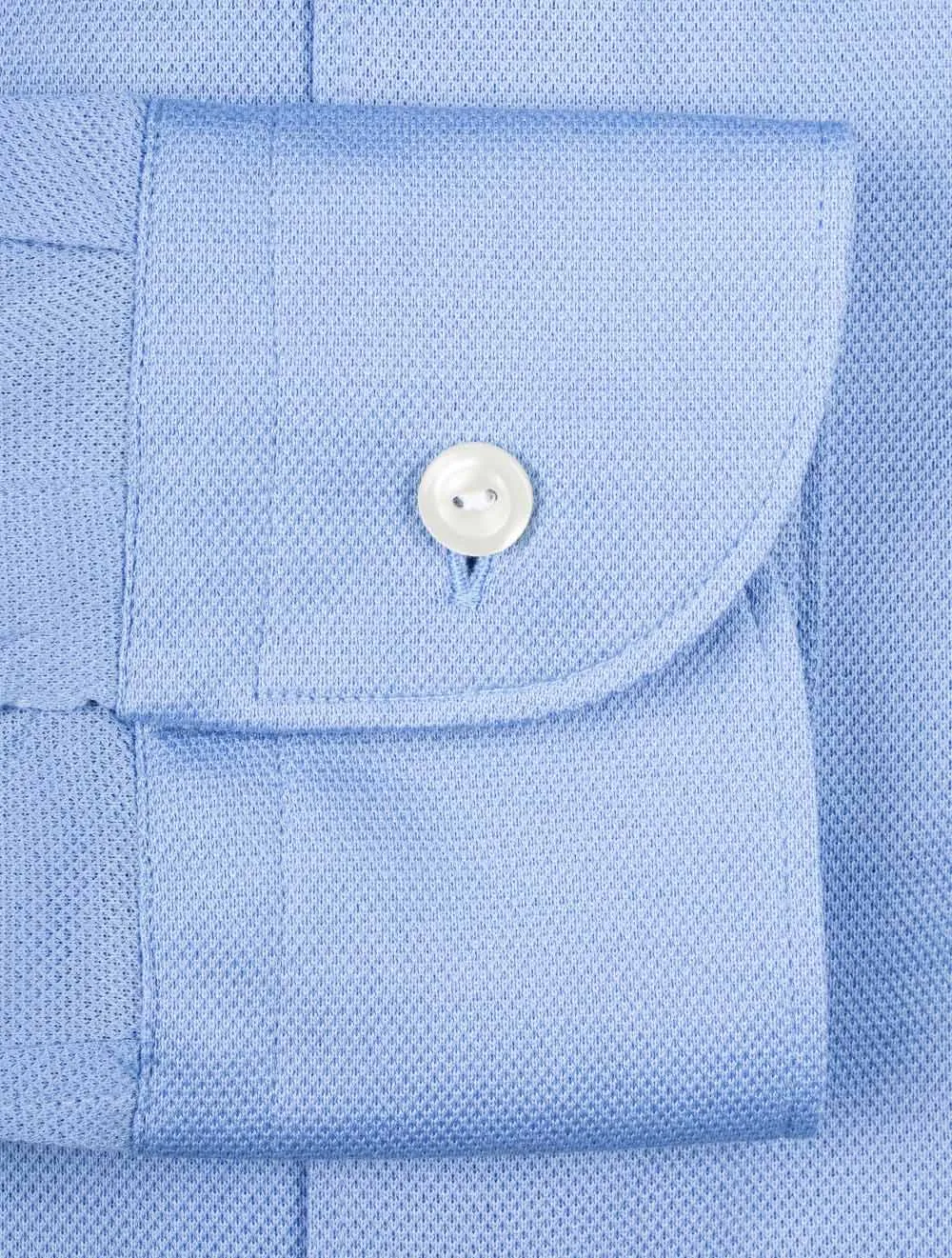 Slim Fit Jersey Casual Shirt Light Blue