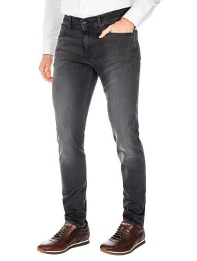 Slimmy Tapered Black Jeans Black