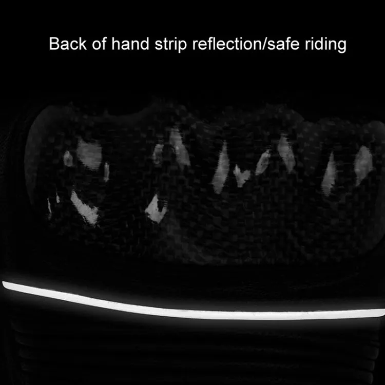 SULAITE Motorcycle Sheepskin Carbon Fiber Breathable Half-finger Riding Gloves, Size: L(Black)