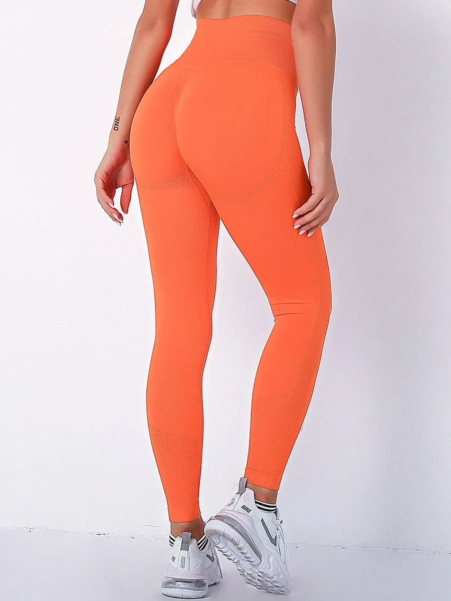 SVOKOR Sexy Fitness Leggings Women Seamless Push Up Leggings Bubble Butt Pants Gym Clothing High Waist Jogging For Femal