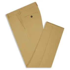 Terrance Beige Cotton Twill Trouser