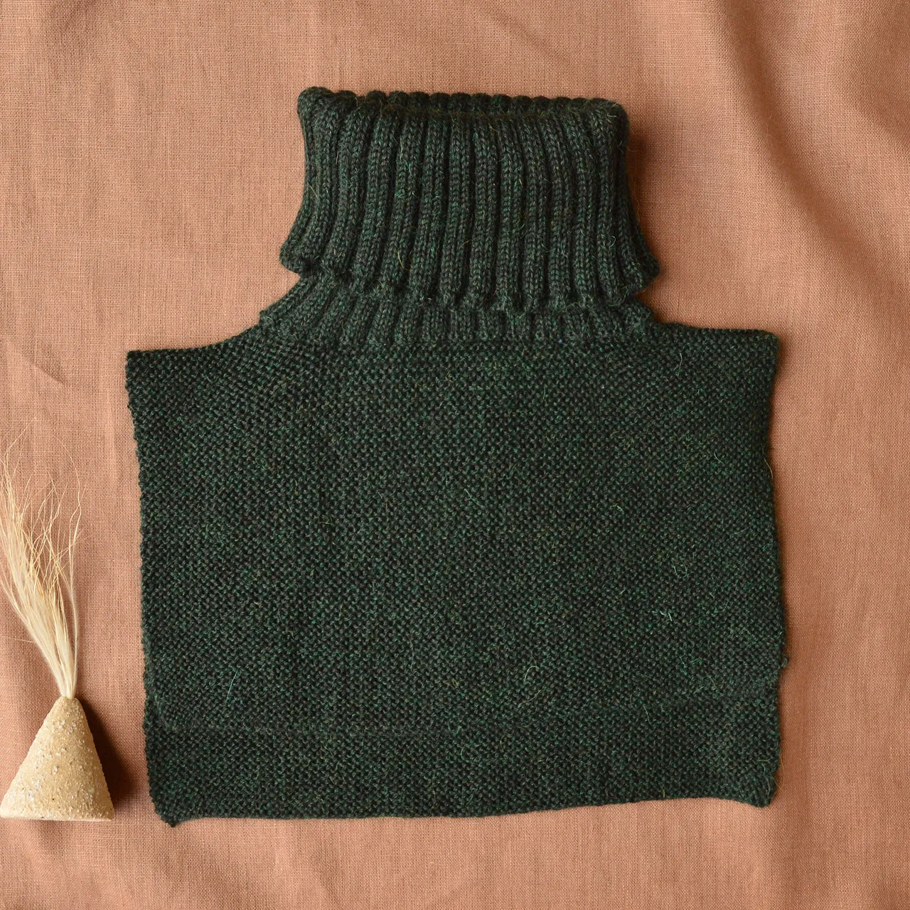 Turtle Neck & Chest Warmer in Baby Alpaca (4y-Adult) *Returning 2025