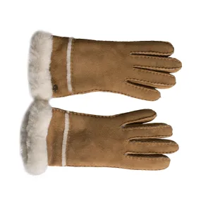 UGG Seamed Tech Gloves Chestnut - Women's