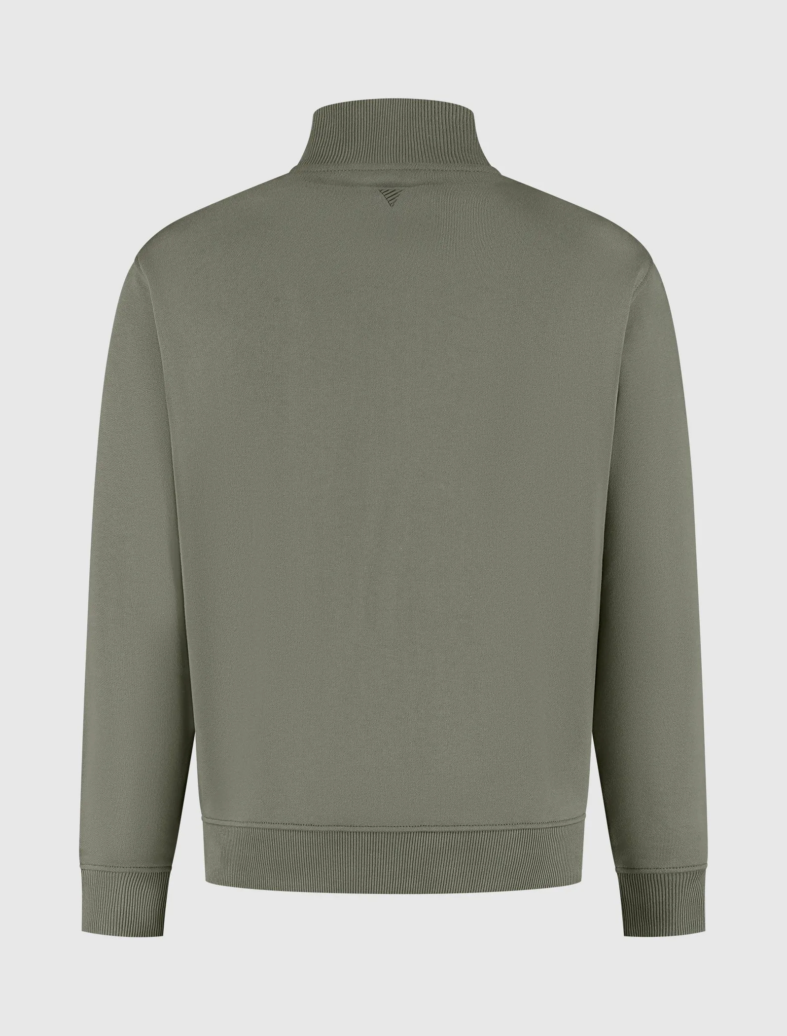 Utility Zip-Up Sweater | Army Green