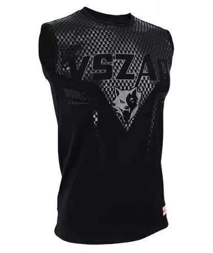 Vszap Sharp VTT004 Muay Thai Boxing Vest Tank Top S-4XL Black