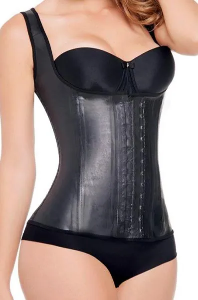 Waist Training Vest Latex Ann Michell Thick Straps 2027D Latex