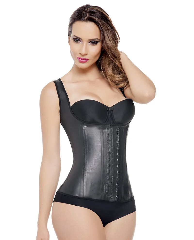 Waist Training Vest Latex Ann Michell Thick Straps 2027D Latex