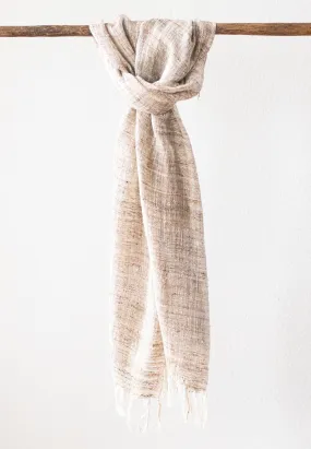 Wild Silk Scarf, Natural Light