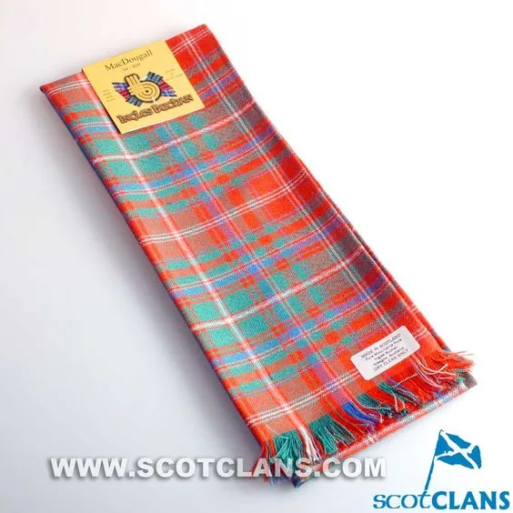 Wool Scarf in MacDougall Ancient Tartan