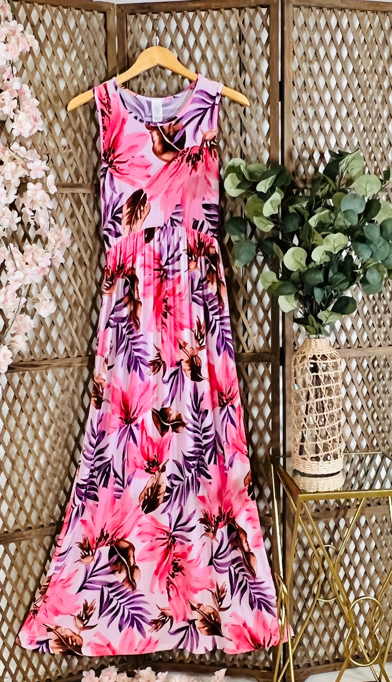 Wrinkle Free Maxi Dress