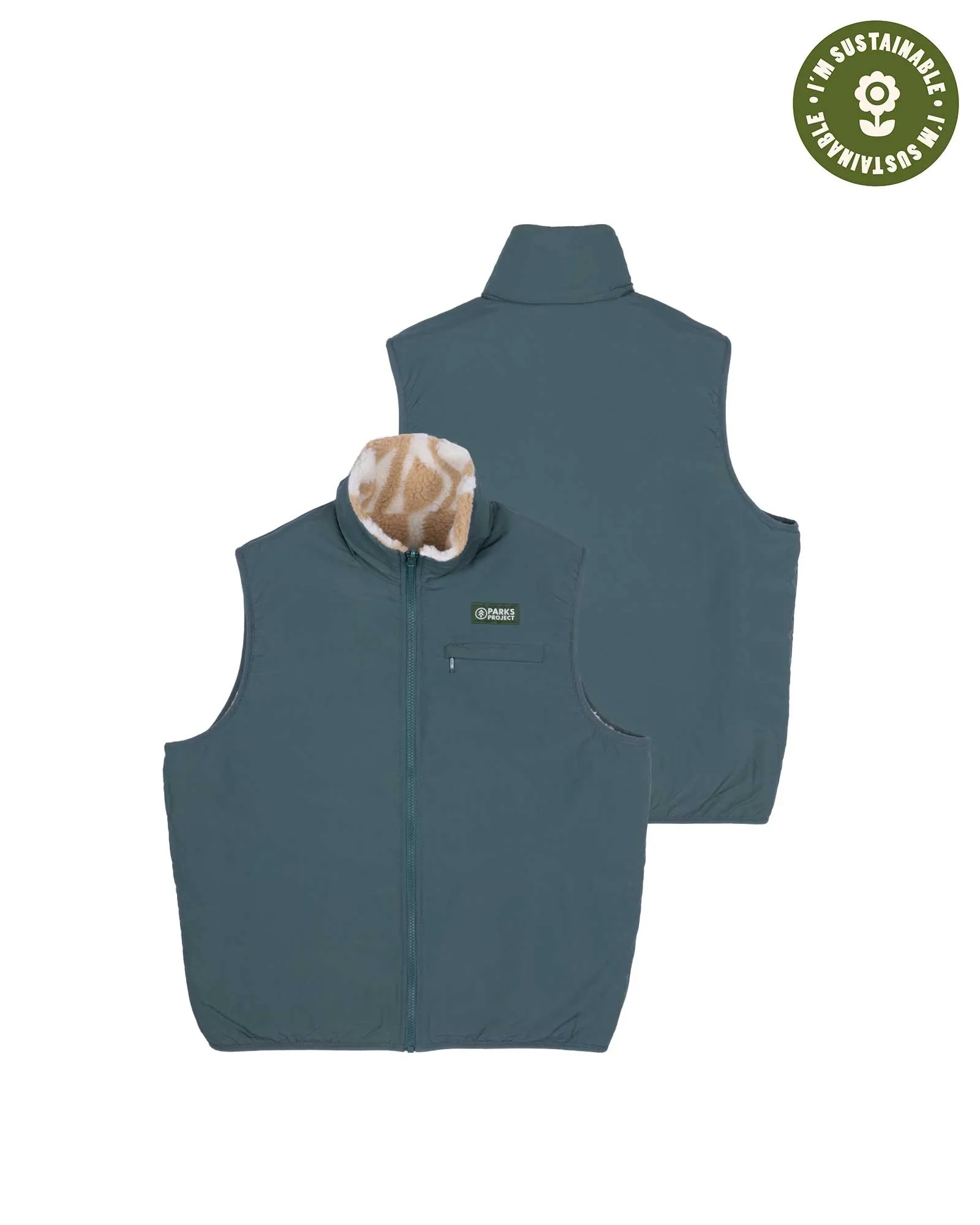 Yellowstone Geysers Reversible Vest