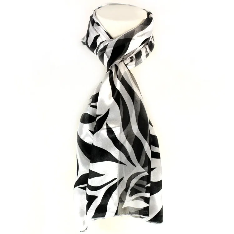 Zebra Print Scarf